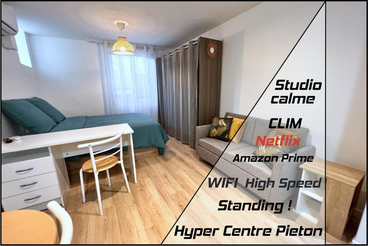 Appartements Calmes - Standing - Hypercentre - Clim - Wifi - Netflix Montpellier Ngoại thất bức ảnh